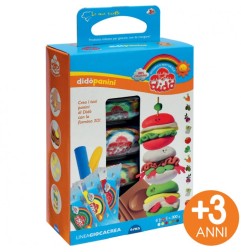 Didò GiocaCrea Le Mie Ricette Panini pasta modellabile 300 g con accessori F361800
