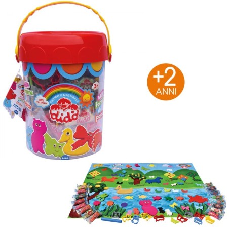 Didò Vaso Mille Formine pasta modellabile 800 g maxi secchiello F361400