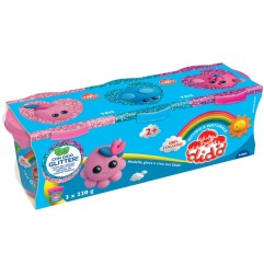 Didò Tris Glitter pasta modellabile 3 barattoli 220 g F363800