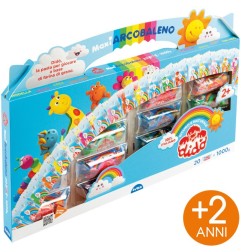 Didò Valigetta Maxi Arcobaleno pasta modellabile 20 salsicciotti F363000