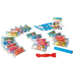 Didò Valigetta Maxi Arcobaleno pasta modellabile 20 salsicciotti F363000