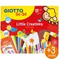 Giotto Be Bè Little Creations set creativo con pennarelli pastelloni colla stencil e blocco F479100