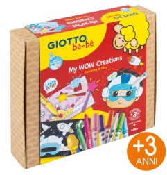 Giotto Be Bè My WOW Creations set gioco creativo F470400