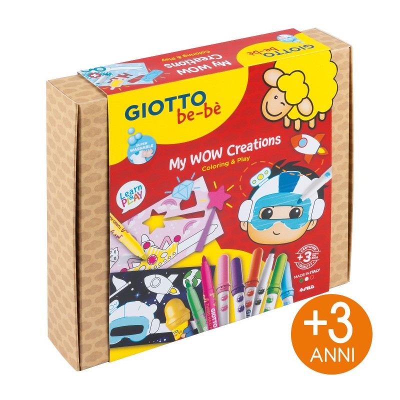 Giotto Be Bè My WOW Creations set gioco creativo F470400