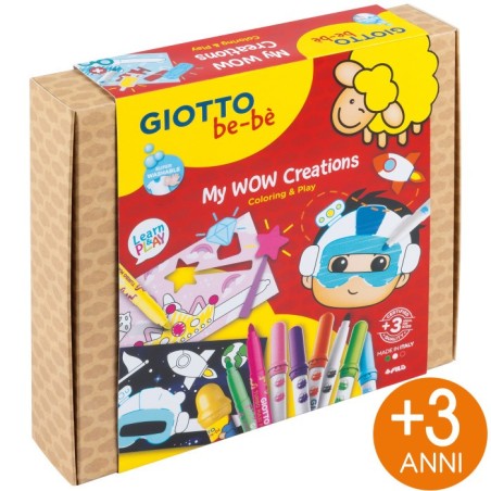 Giotto Be Bè My WOW Creations set gioco creativo F470400