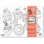Strigo Funny Mat tovaglietta da colorare 25×35 cm tema Cupcake 1372