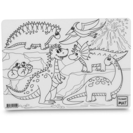 Strigo Funny Mat tovaglietta da colorare 25×35 cm tema dinosauri 1350