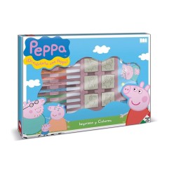 Multiprint Valigiotto Peppa Pig set timbri e colori
