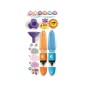Clementoni Create Your Highlighters Crazy Summer kit evidenziatori