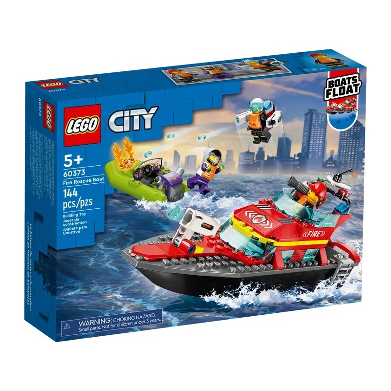 LEGO City Barca di Soccorso Antincendio 60373