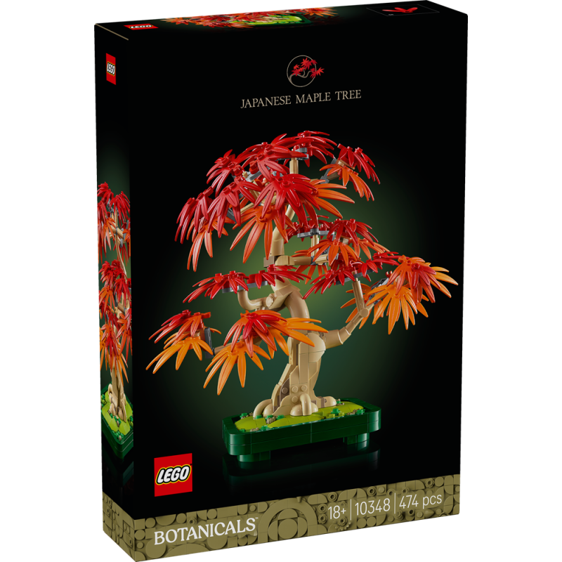 Lego 10348 BONSAI DI ACERO ROSSO GIAPPONESE