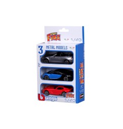 Bburago Street Fire set 3 auto 1:43