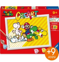 Ravensburger CreArt Super Mario kit pittura numerata