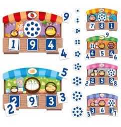 Headu Tombola Tattile dei Numeri Montessori gioco educativo