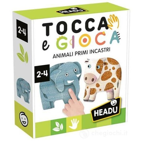 Headu Tocca e Gioca Animali Primi Incastri gioco educativo