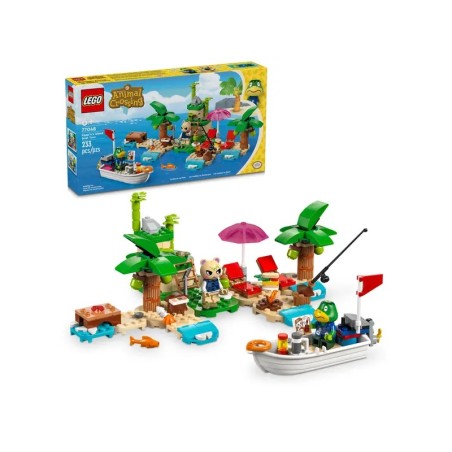 LEGO Animal Crossing Tour in Barca di Remo set costruzione isola 77048