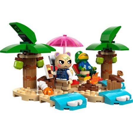 LEGO Animal Crossing Tour in Barca di Remo set costruzione isola 77048