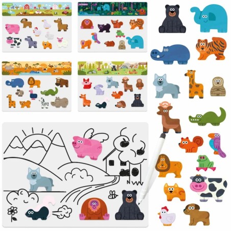 Headu Lavagnetta Magnetica Animali