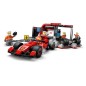 LEGO City Pit Stop e Meccanici con Monoposto Ferrari F1 60443