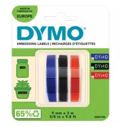 NASTRO DYMO A RILIEVO X OMEGA -3pz B/N/R S0847750