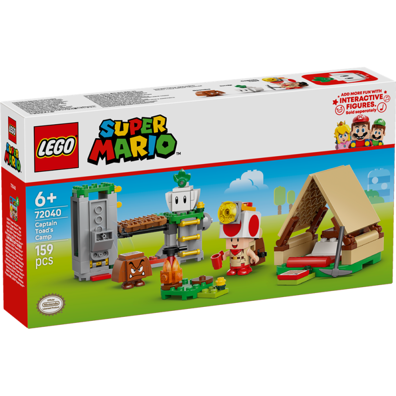 LEGO SUPER MARIO IN CAMPEGGIO CON CAPITAN TOAD 72040