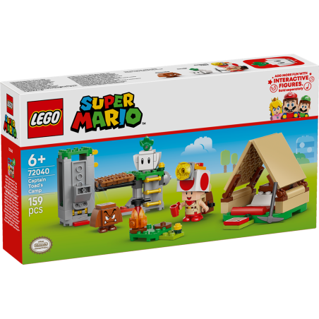 LEGO SUPER MARIO IN CAMPEGGIO CON CAPITAN TOAD 72040