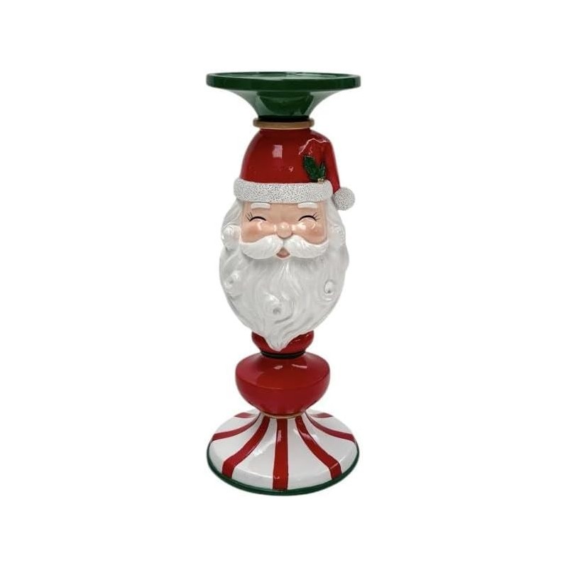 PORTA CANDELA BABBO NATALE 25H H150
