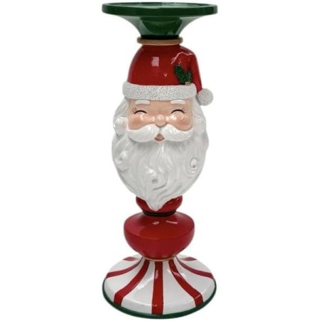 PORTA CANDELA BABBO NATALE 25H H150