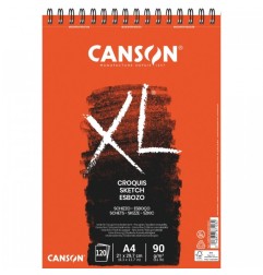 CANSON BLOCCO XL CROQUIS A4 90gr. 120FG SPIRALATO C200787103
