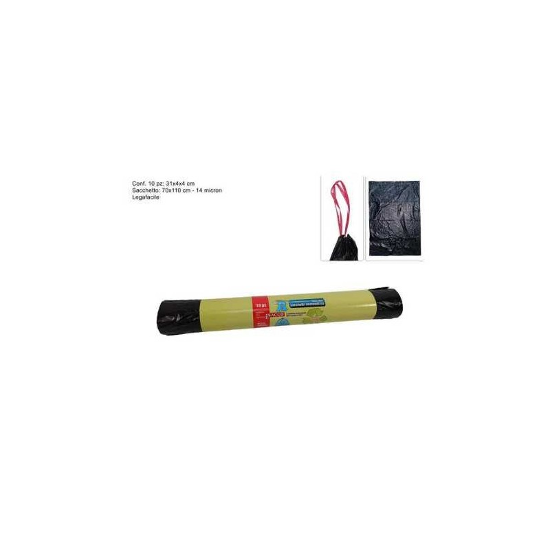 BUSTA PATTUMIERA 70X110 10pz Legafacile