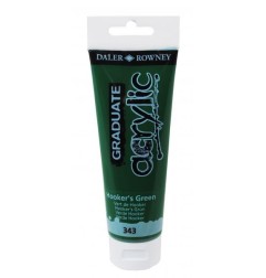 CANSON DALER ROWNEY Tempera ACRYL Colori Acrilici GRADUATE 120 mL Verde di Hooker D123120343