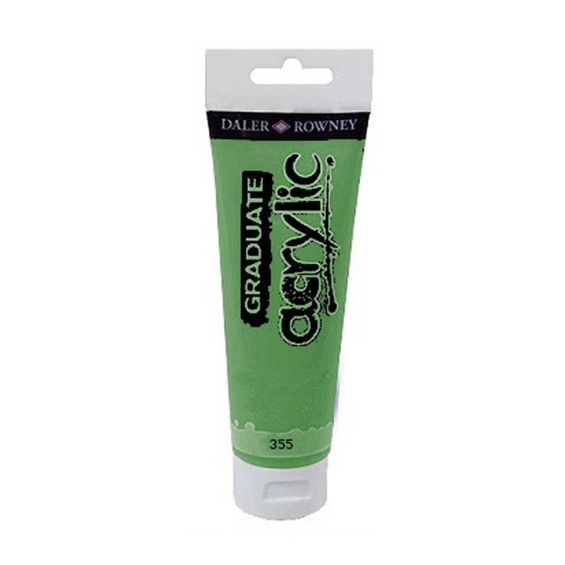 CANSON DALER ROWNEY Tempera ACRYL Colori Acrilici GRADUATE 120 mL Verde foglia D123120355