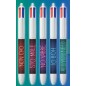BIC 4 Colours Shine Penna a Sfera Retrattile Confezione da 5 Fusti SLANG Z WEBBOH Assortiti *