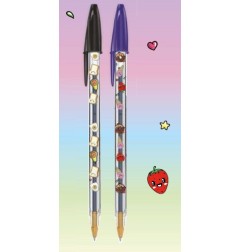 BIRO BIC CRISTAL KAWAII FOOD -20pz NERO/BLU 301997